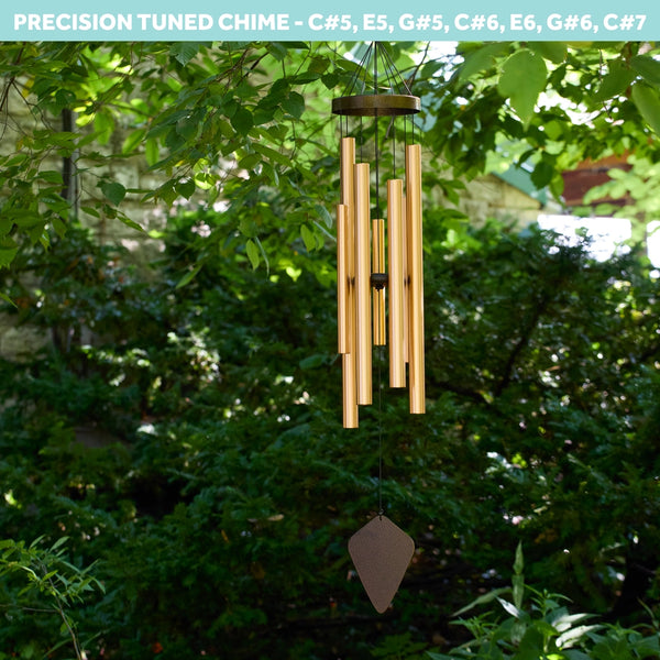Rose Gold Skychord Wind Chime - 50"