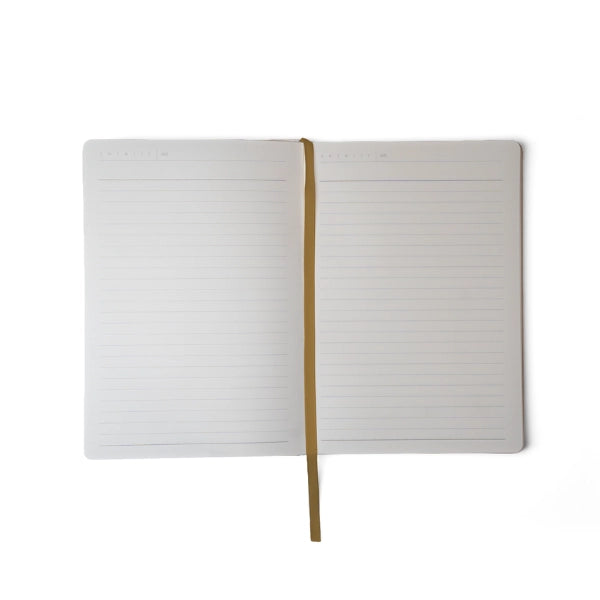 Daisy Frame Hardbound Embroidered Lay Flat Journal Notebook