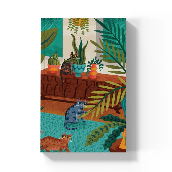 Cats Up To No Good Layflat Notebook Journal