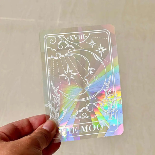 The Moon-Tarot Card Suncatcher Window Sticker