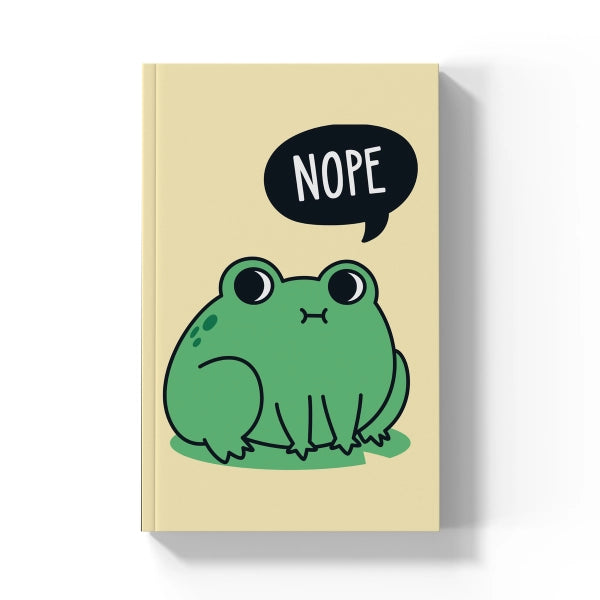 Nope Frog Soft Touch Classic Layflat Notebook