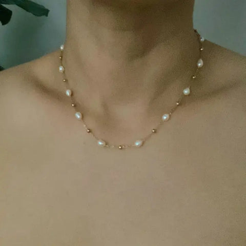 Ashley Freshwater Pearl Necklace - Ellison + Young