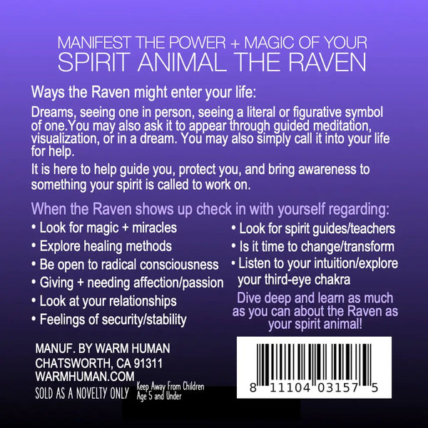 Manifest the Power + Magic of Your Spirit Animal the Raven
