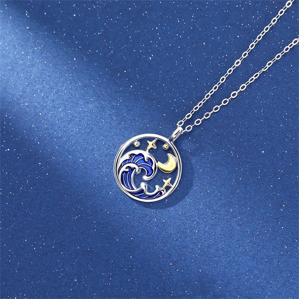 Ocean Necklace in 925 Sterling Silver