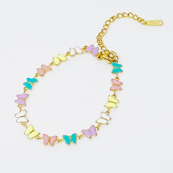 Linked Butterflies Bracelet