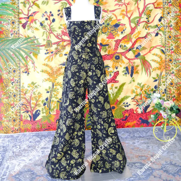 Magic Celestial/Mushroom Wide Leg Jumpsuit