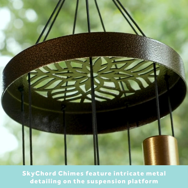 Rose Gold Skychord Wind Chime - 50"