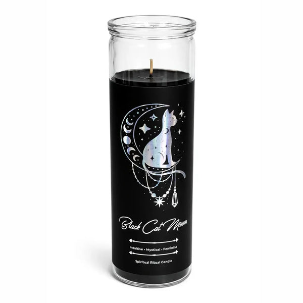 Black Cat Moon Ritual Jar Candle