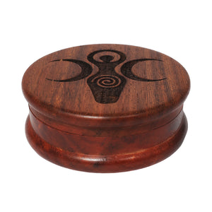 Wood Herbal Grinder - 3"