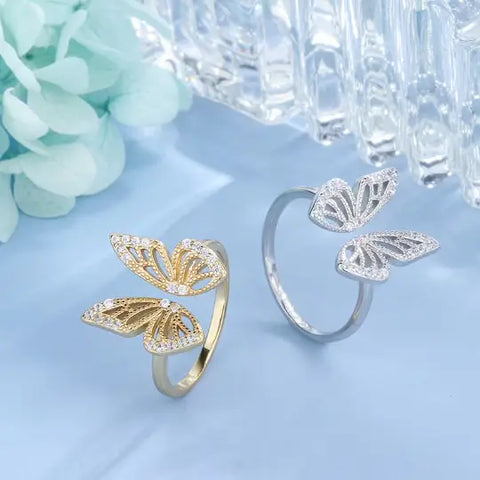 Butterfly Adjustable Statement Ring