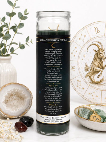 Zodiac Intention Candle: Capricorn - The Sea-Goat