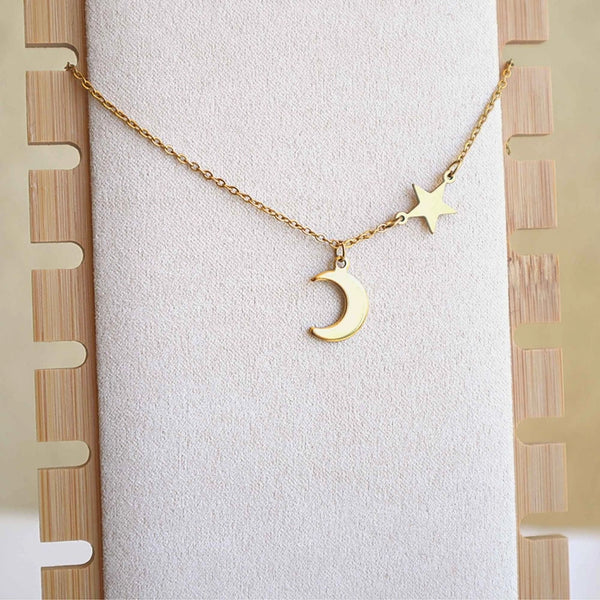 Moon & Star Necklace