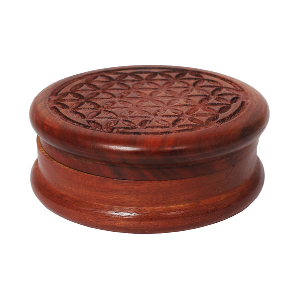 Wood Herbal Grinder - 3"