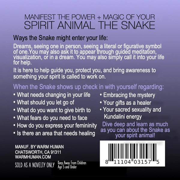 Manifest the Power + Magic of Your Spirit Animal the Snake