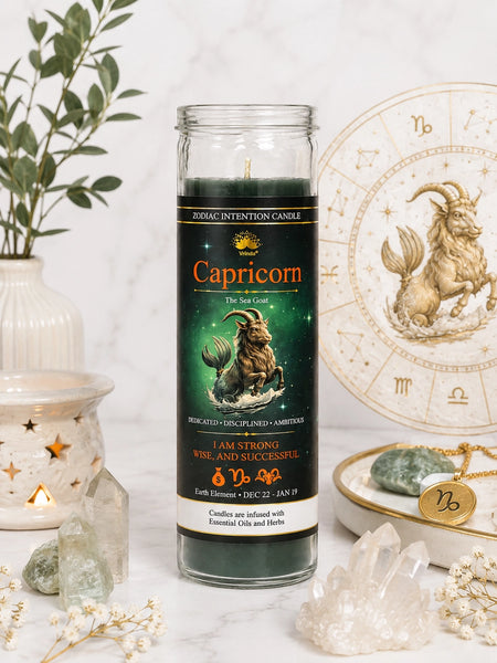 Zodiac Intention Candle: Capricorn - The Sea-Goat