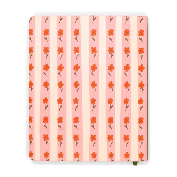 Star Tulip Embroidered Medium Hardcover Layflat Sketchbook
