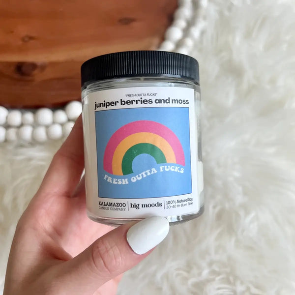 "Fresh Outta Fucks"-5oz candle