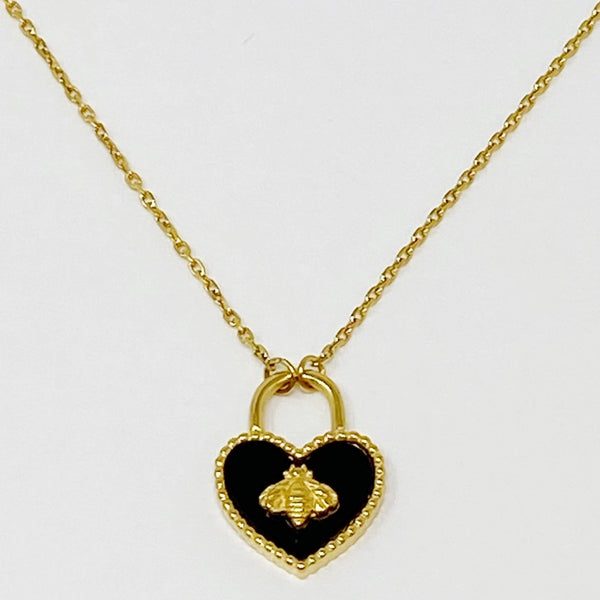 Bee Heartful Necklace - Ellison + Young