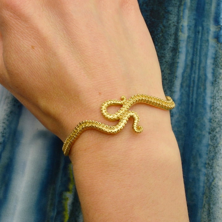 Octopus Tentacle Cuff Bracelet