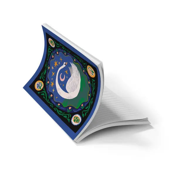 Night Swan Classic Layflat Notebook Lined