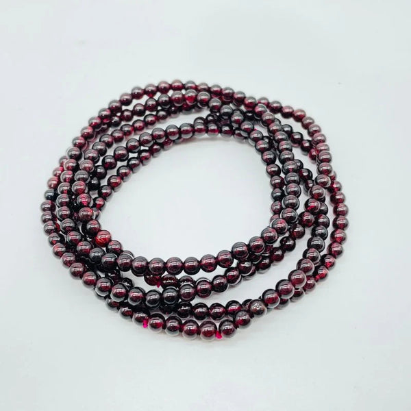 Garnet Elastic Bracelet