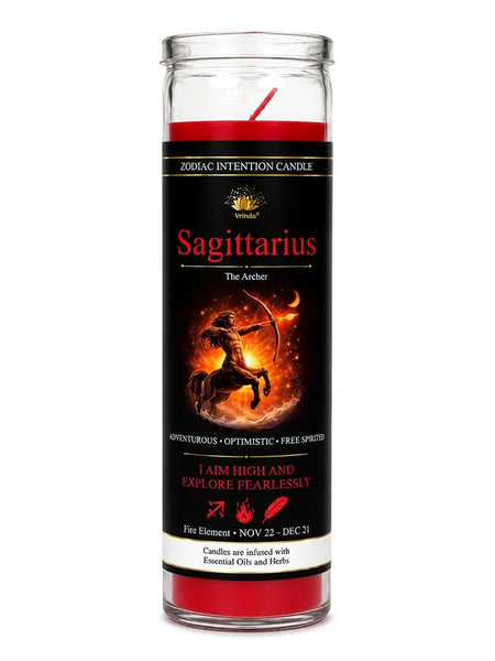 Zodiac Intention Candle: Sagittarius - The Archer
