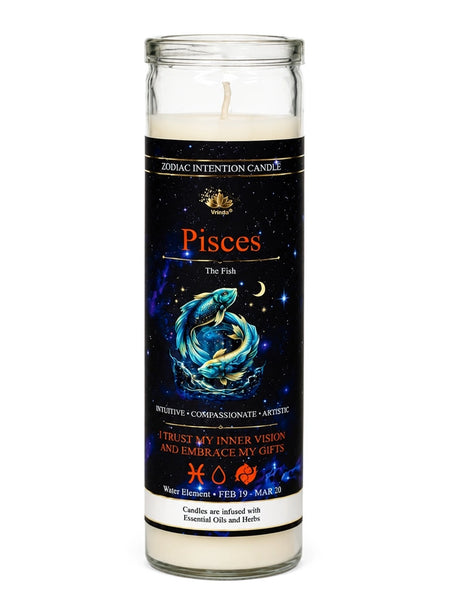 Zodiac Intention Candle: Pisces - The Fish