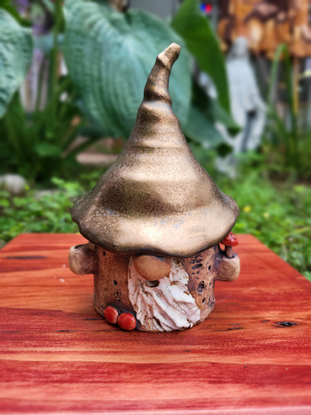 Gold Gnome by Liz Butler
