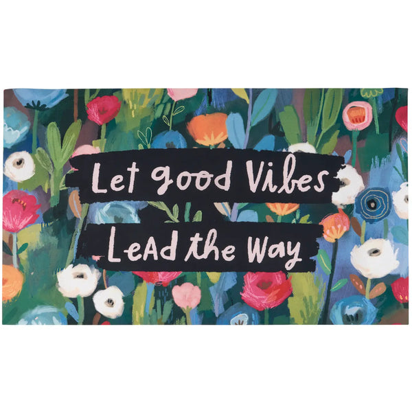 Let Good Vibes Lead The Way Rug 30" x 18"