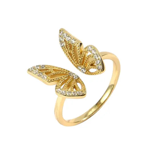 Butterfly Adjustable Statement Ring