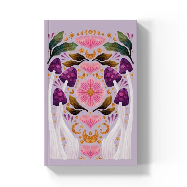 Fungi Blooms Soft Touch Classic Layflat Notebook
