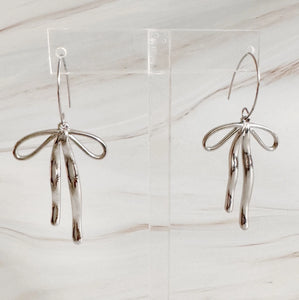 Stylist Bow Drop Earrings - Ellison + Young