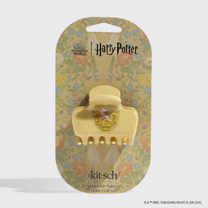Harry Potter X Kitsch Recycled Cloud Clawclip 1pc-Hufflepuff