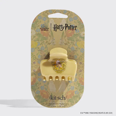 Harry Potter X Kitsch Recycled Cloud Clawclip 1pc-Hufflepuff