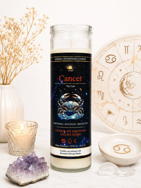 Zodiac Intention Candle: Cancer - The Crab