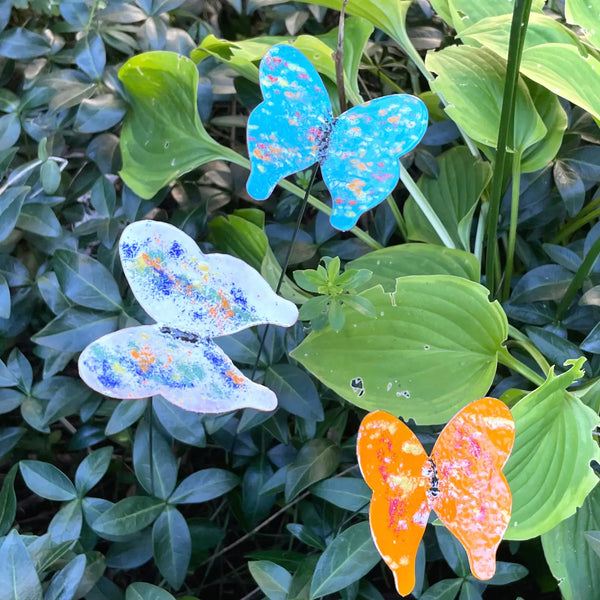 Medium, Copper Enamel Butterfly