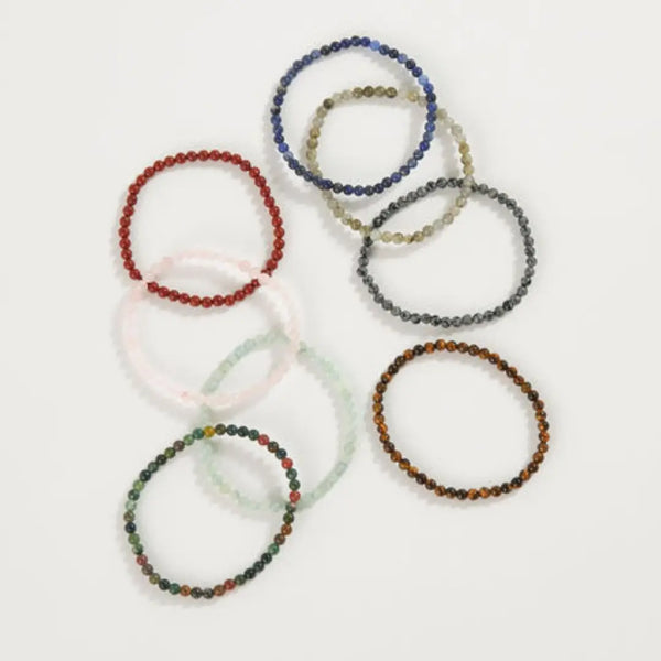 Mini Crystal Bracelet with Crystal Description Card - 4mm