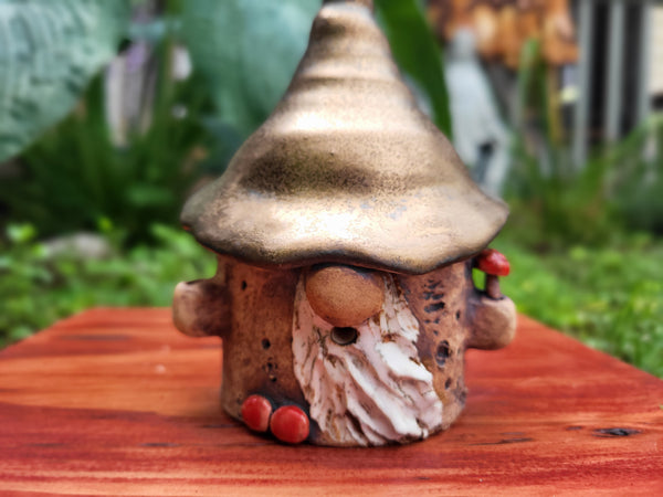Gold Gnome by Liz Butler