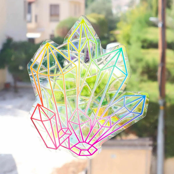 Crystal Suncatcher Window Cling Sticker - Decor