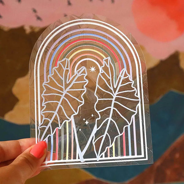 Plant Suncatcher Window Cling