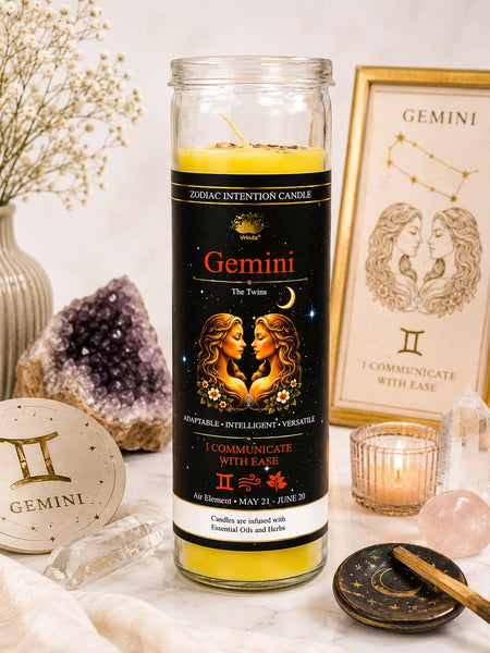 Zodiac Intention Candle: Gemini - The Twins