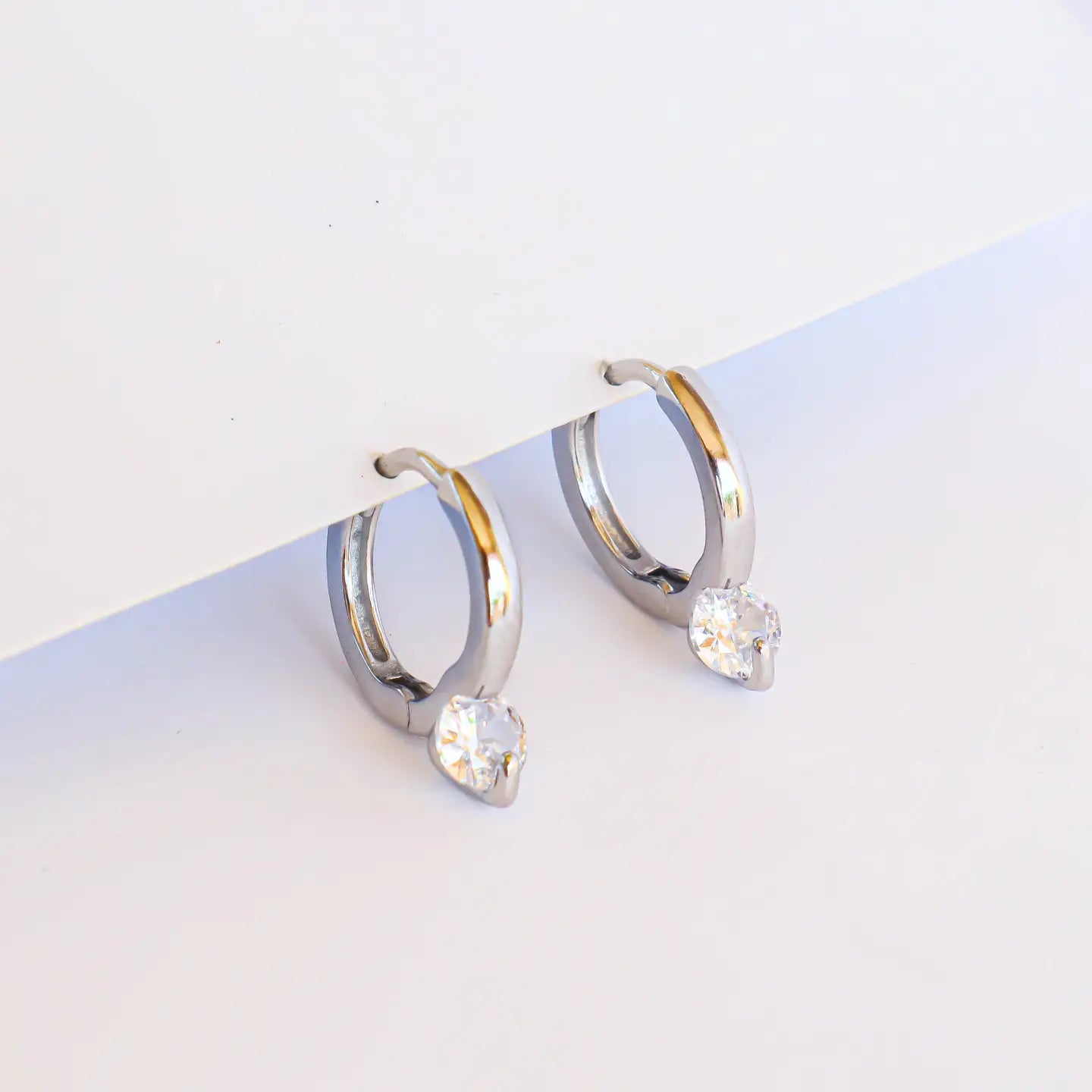 Classy Hoop Earrings - Stainless Steel Jewelry Gift