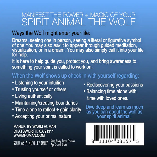 Manifest the Power + Magic of Your Spirit Animal the Wolf