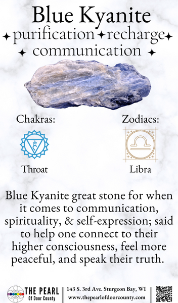 Blue Kyanite Elastic Bracelet