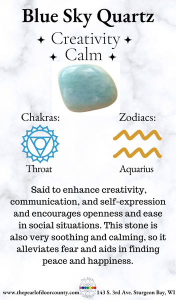 Sky Blue Quartz Elastic Bracelet