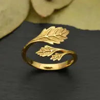 Adjustable Leaf Ring