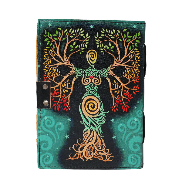 Leather Journal Soft Goddess Tree of Life