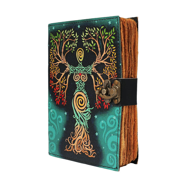 Leather Journal Soft Goddess Tree of Life