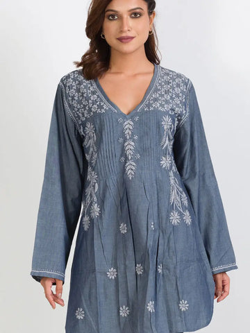 Divya Chambray Tunic