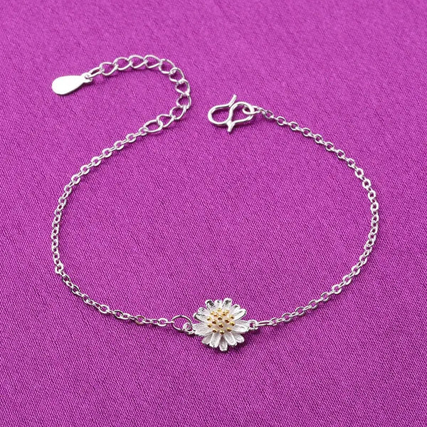 Daisy Layered Ankle Bracelet Anklet